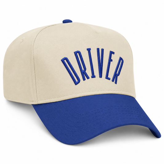 Driver Embroidered Snapback Hat - Royal
