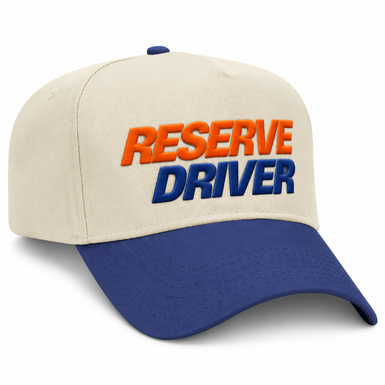 Reserve Driver Speed Embroidered Snapback - Royal Blue