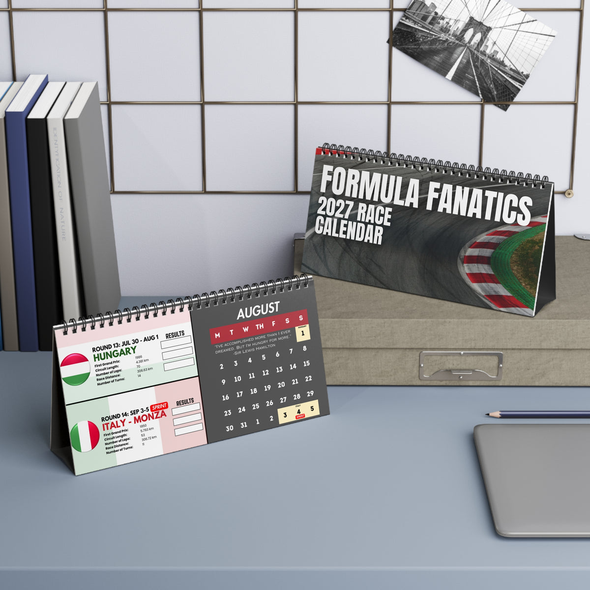 2027 Formula Fanatics Desktop Race Calendar