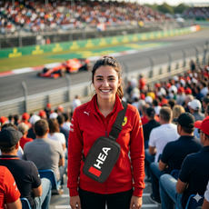 Custom F1-Inspired Sling Bag – Personalized Formula 1 Style