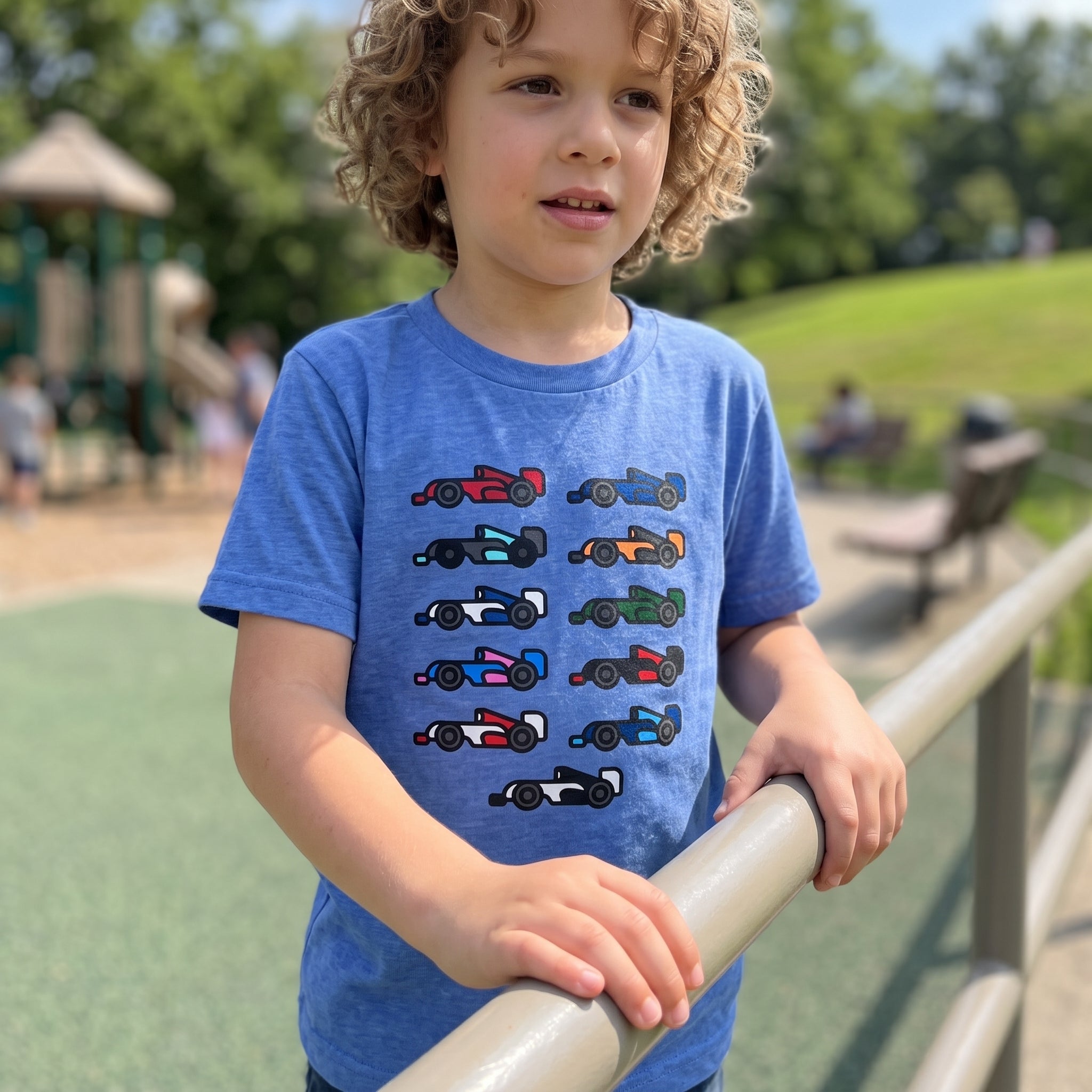 The Grid Toddler Short Sleeve Tee