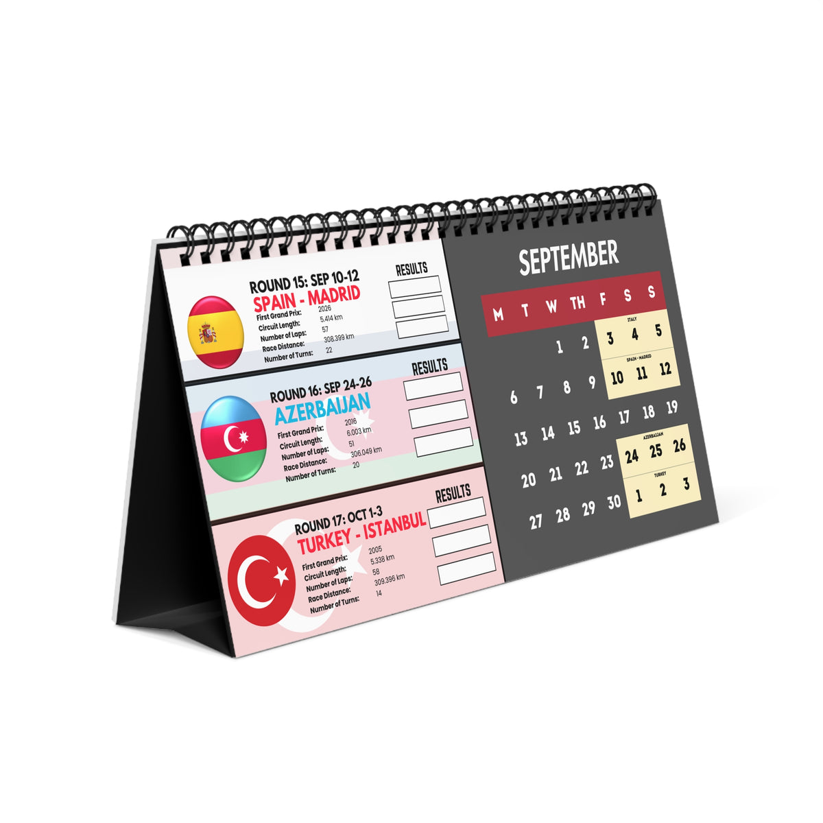 2027 Formula Fanatics Desktop Race Calendar