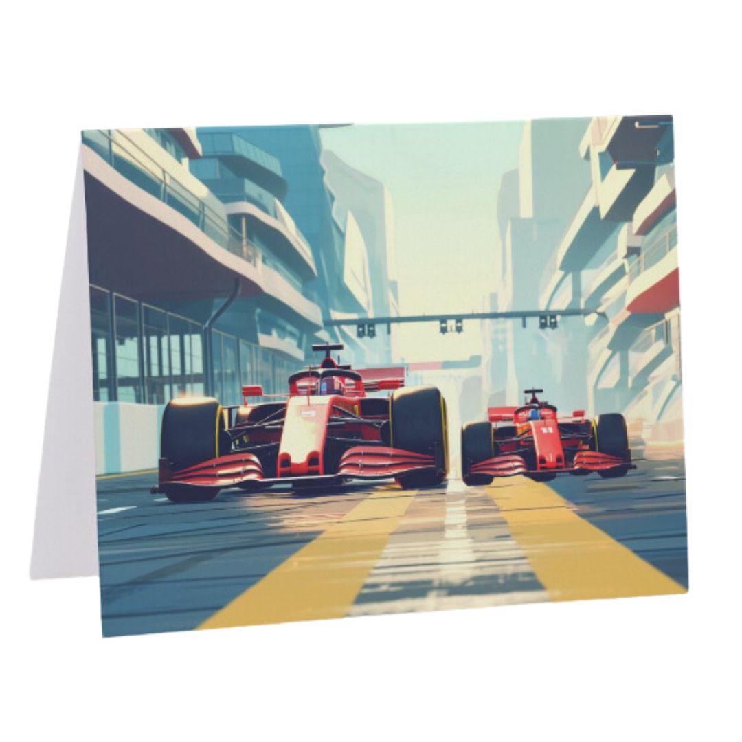 Racing Generations Greeting Card - FormulaFanatics