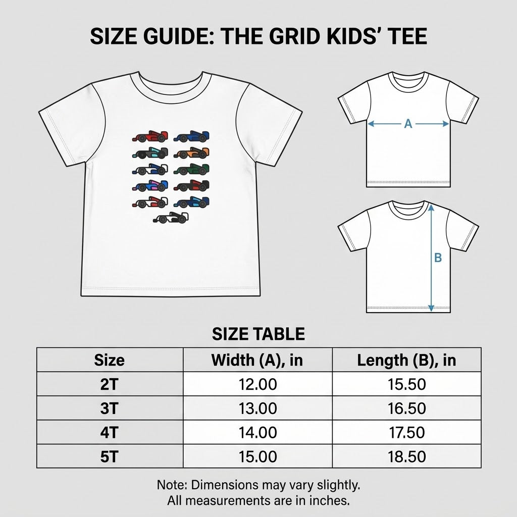 The Grid Toddler Short Sleeve Tee