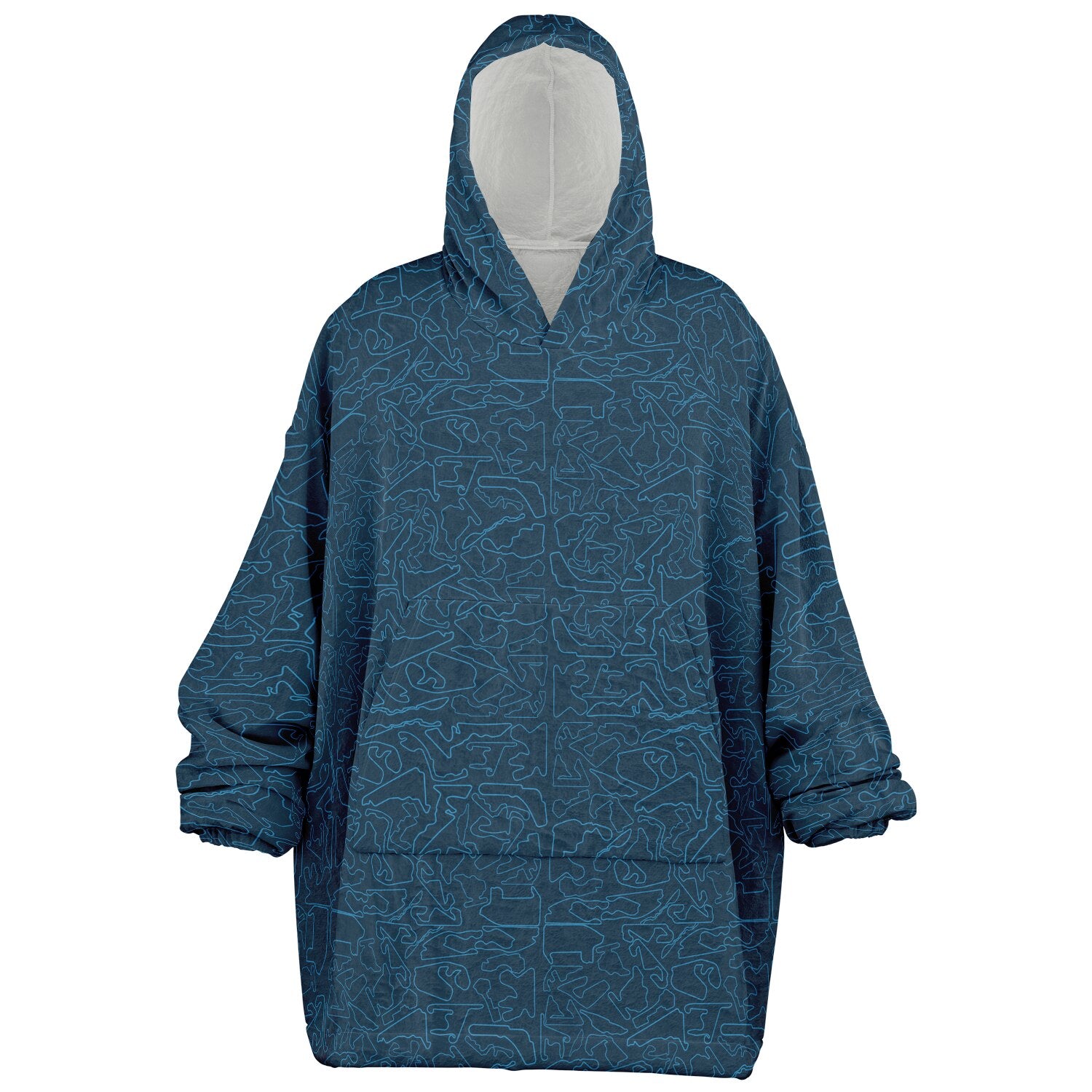 The DRS (Deep Relaxation System) Gigantic Hoodie -  Blue
