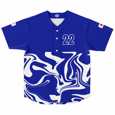 Liquid Design - #22 - Baseball Jersey - FormulaFanatics