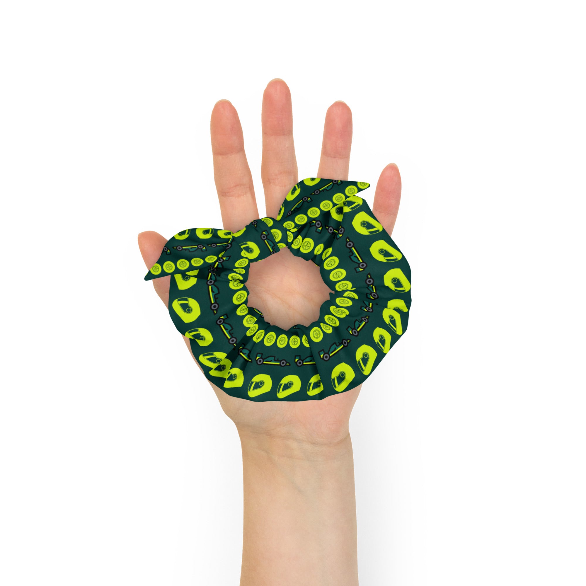 AMR Livery Inspired Recycled Scrunchie