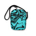 Black/Turquoise Utility crossbody bag - FormulaFanatics