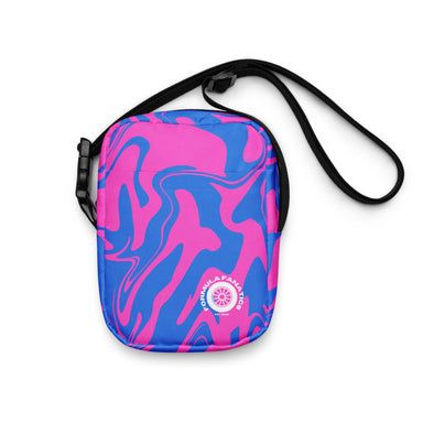 Blue/Pink Utility crossbody bag - FormulaFanatics