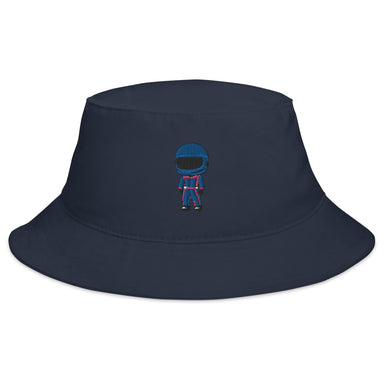 Mini Drivers Blue/Pink Embroidered Bucket Hat - FormulaFanatics