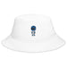 Mini Drivers Blue/White Embroidered Bucket Hat - FormulaFanatics