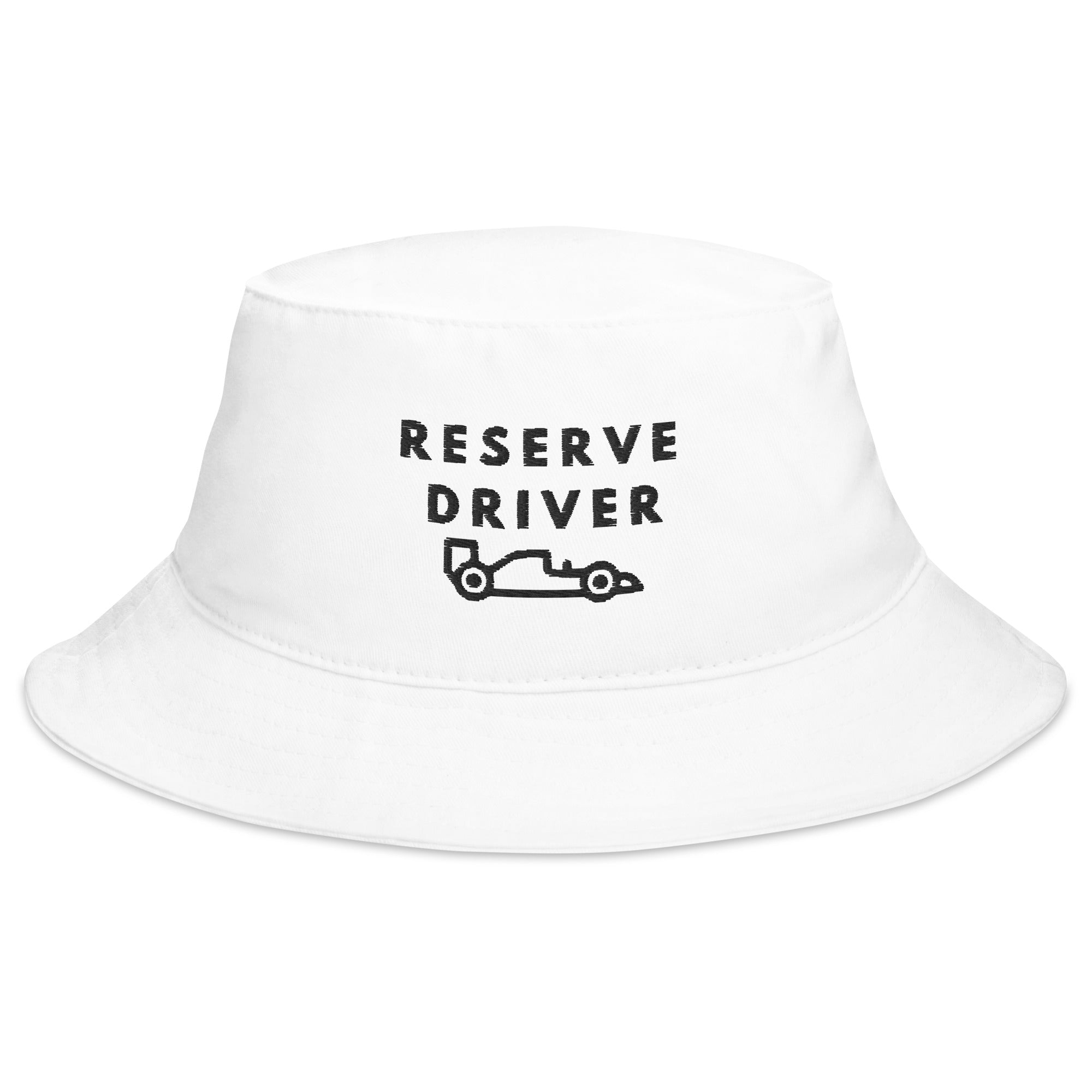 Reserve Driver Black Embroidered Bucket Hat
