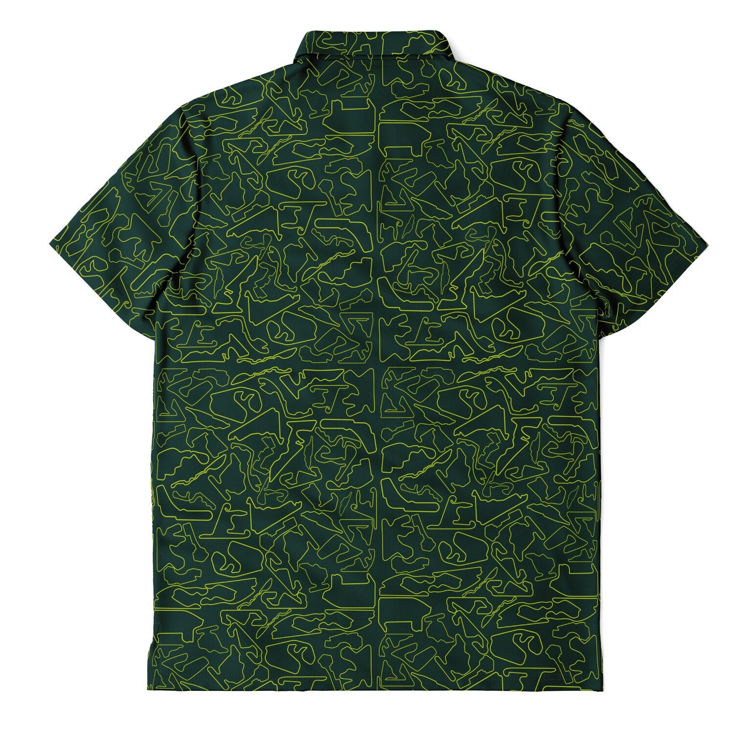 Circuits Classic Men's Polo T-Shirt - Green and Yellow