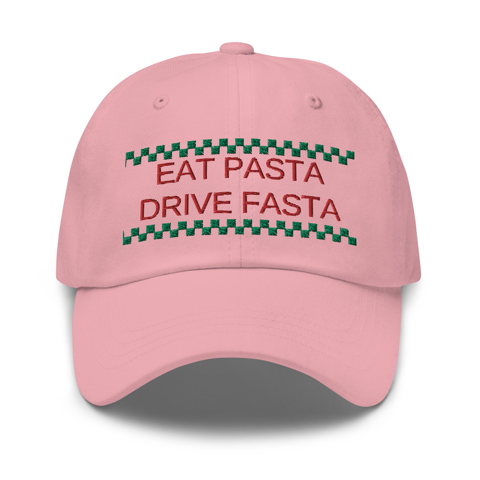 EAT PASTA DRIVE FASTA Dad hat - FormulaFanatics