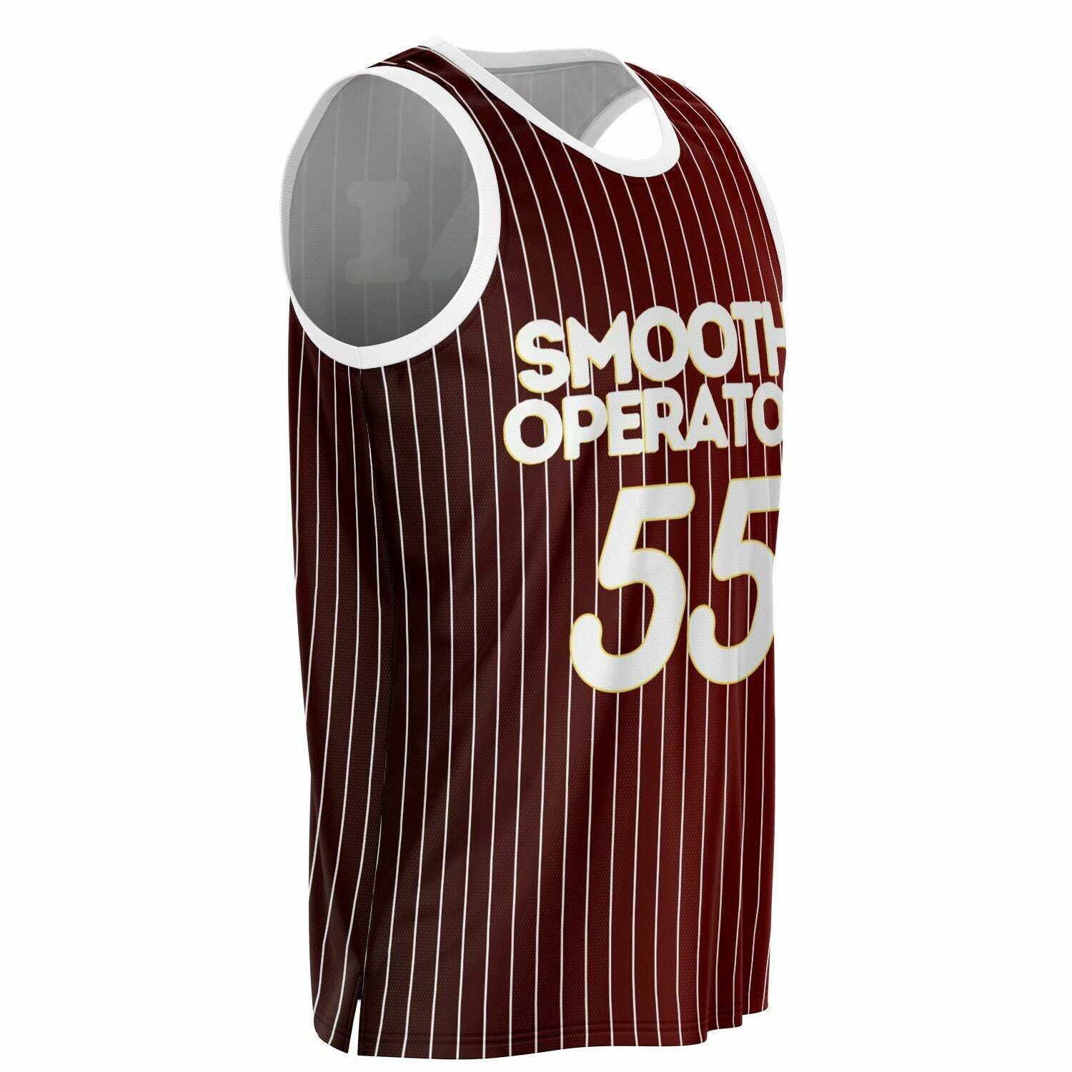 SAI55 Pinstripe Basketball Jersey - FormulaFanatics