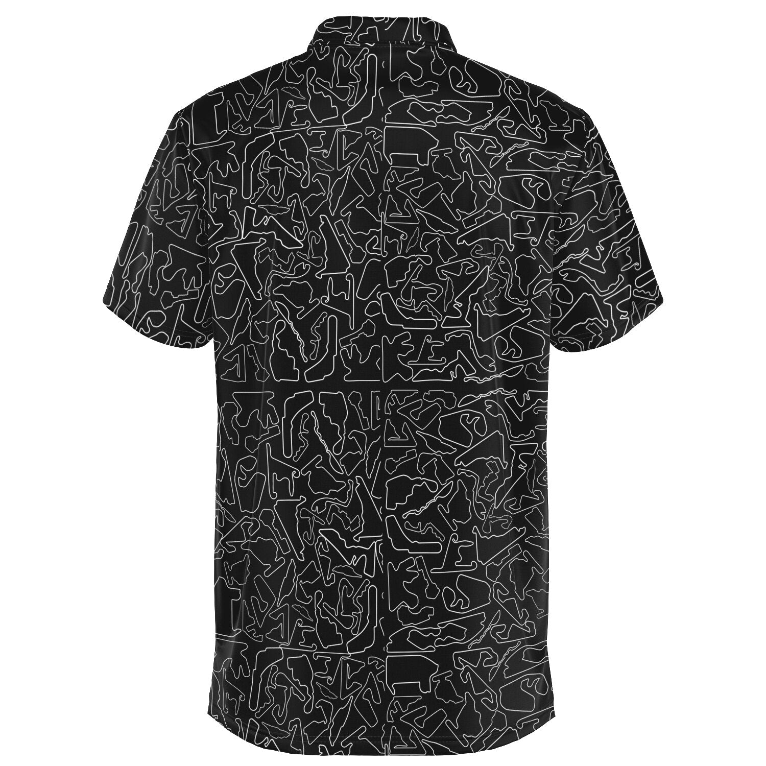 Circuits Classic Men's Polo T-Shirt - Black and Whtie