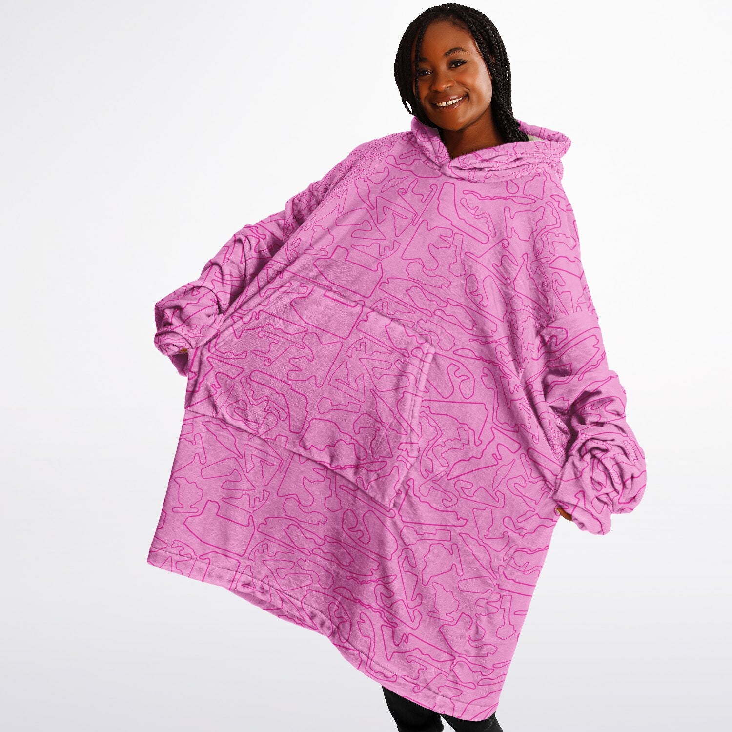 The DRS (Deep Relaxation System) Gigantic Hoodie - Pink