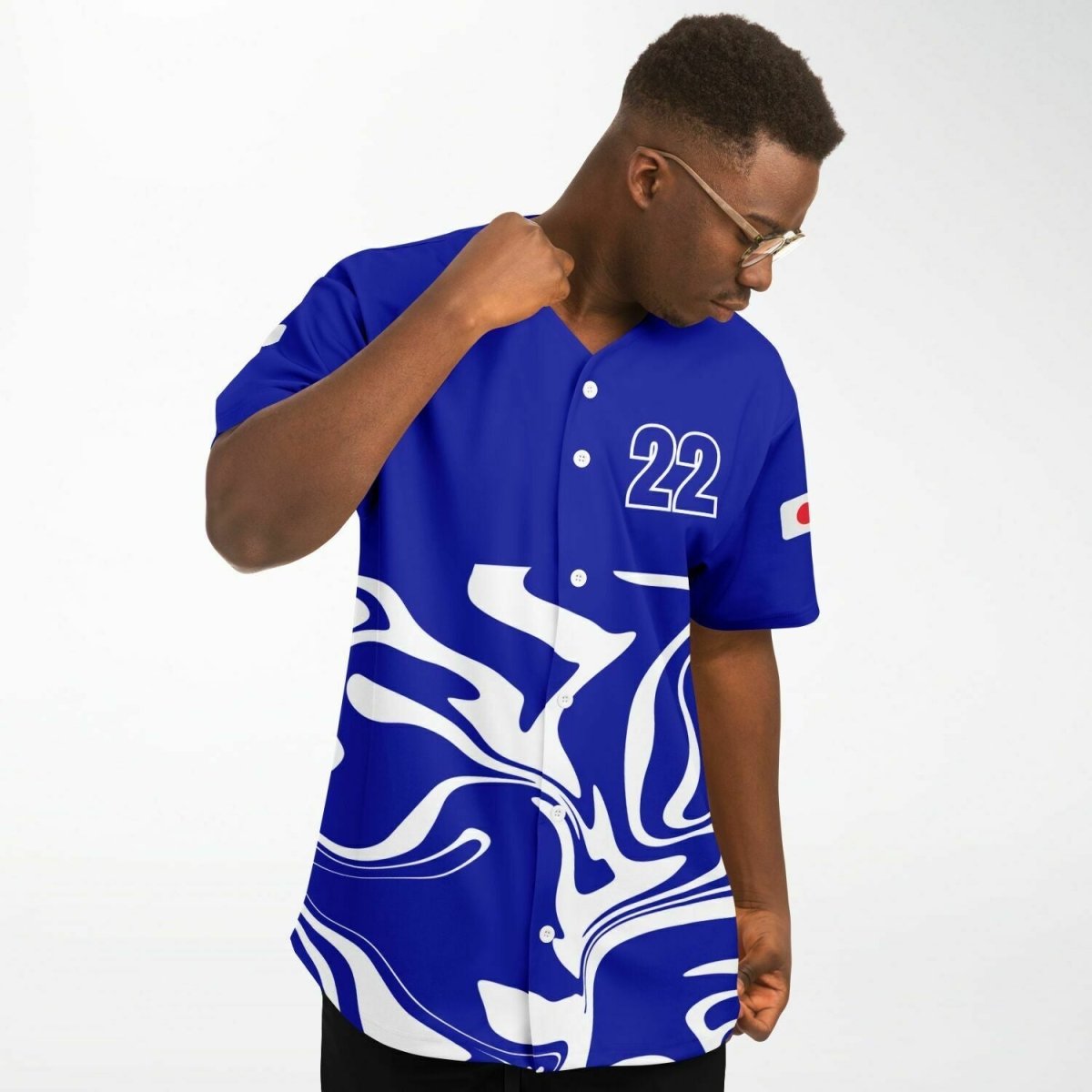 Liquid Design - #22 - Baseball Jersey - FormulaFanatics