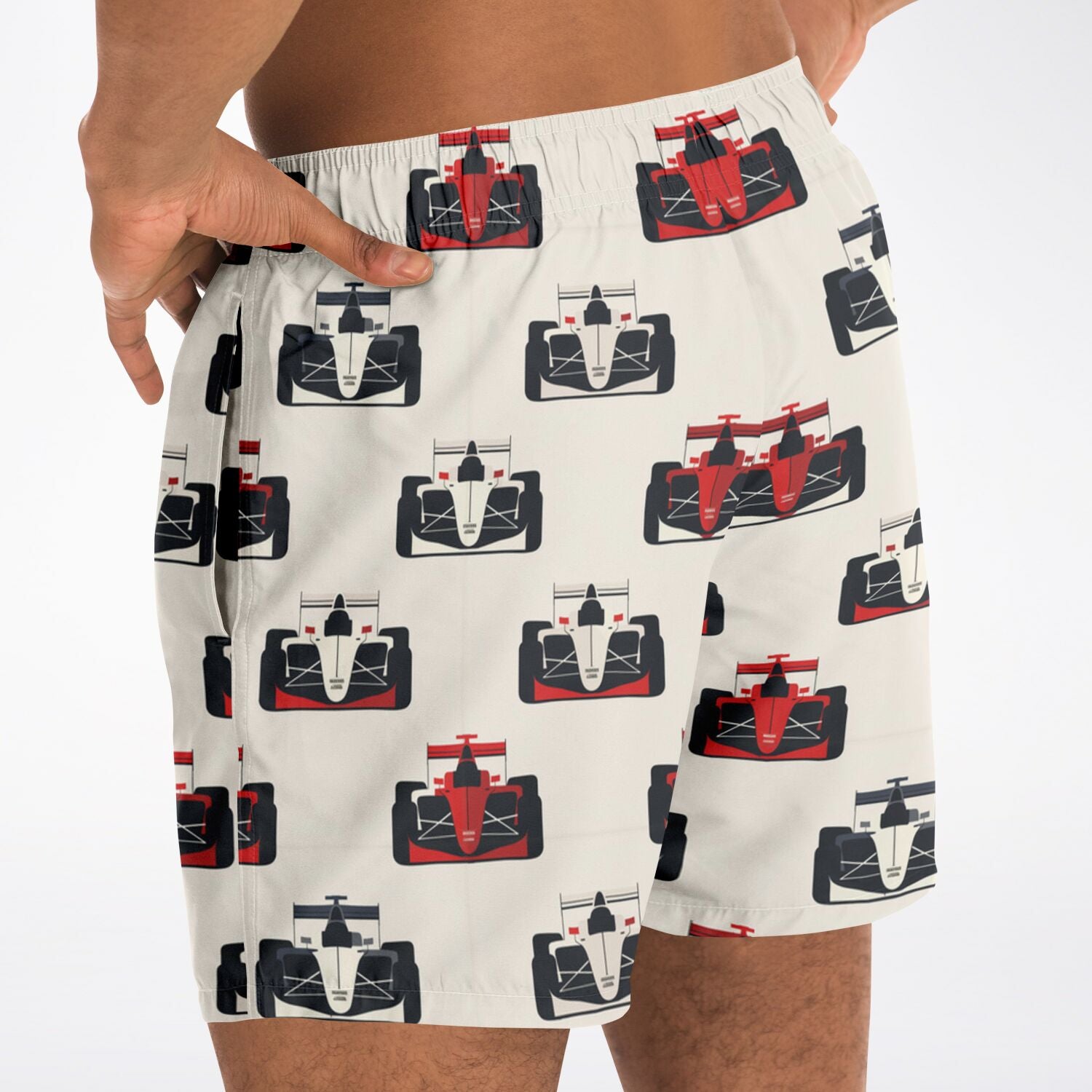 Race Car Icons Swim Trunks Men