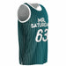 RUS63 Pinstripe Basketball Jersey - FormulaFanatics