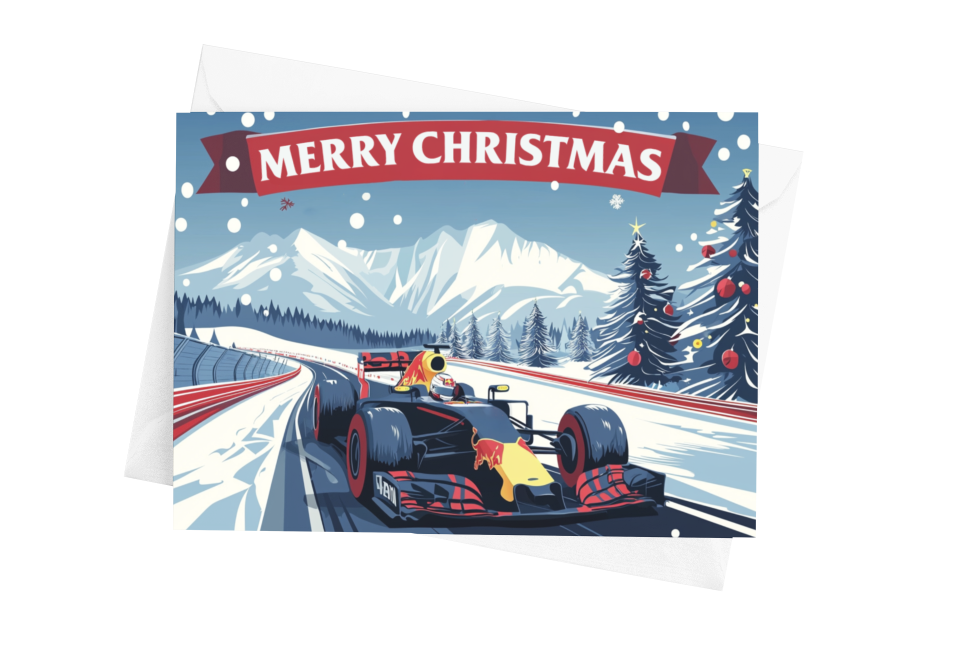 RB Merry Christmas Greeting Card