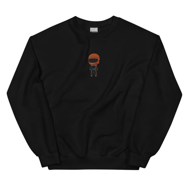 Mini Drivers Papaya/Black Embroidered Sweatshirt - FormulaFanatics