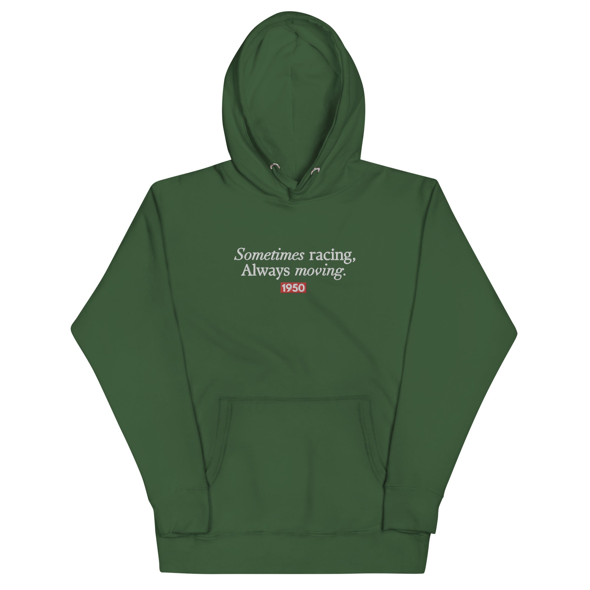 Sometimes Racing Embroidered Unisex Hoodie