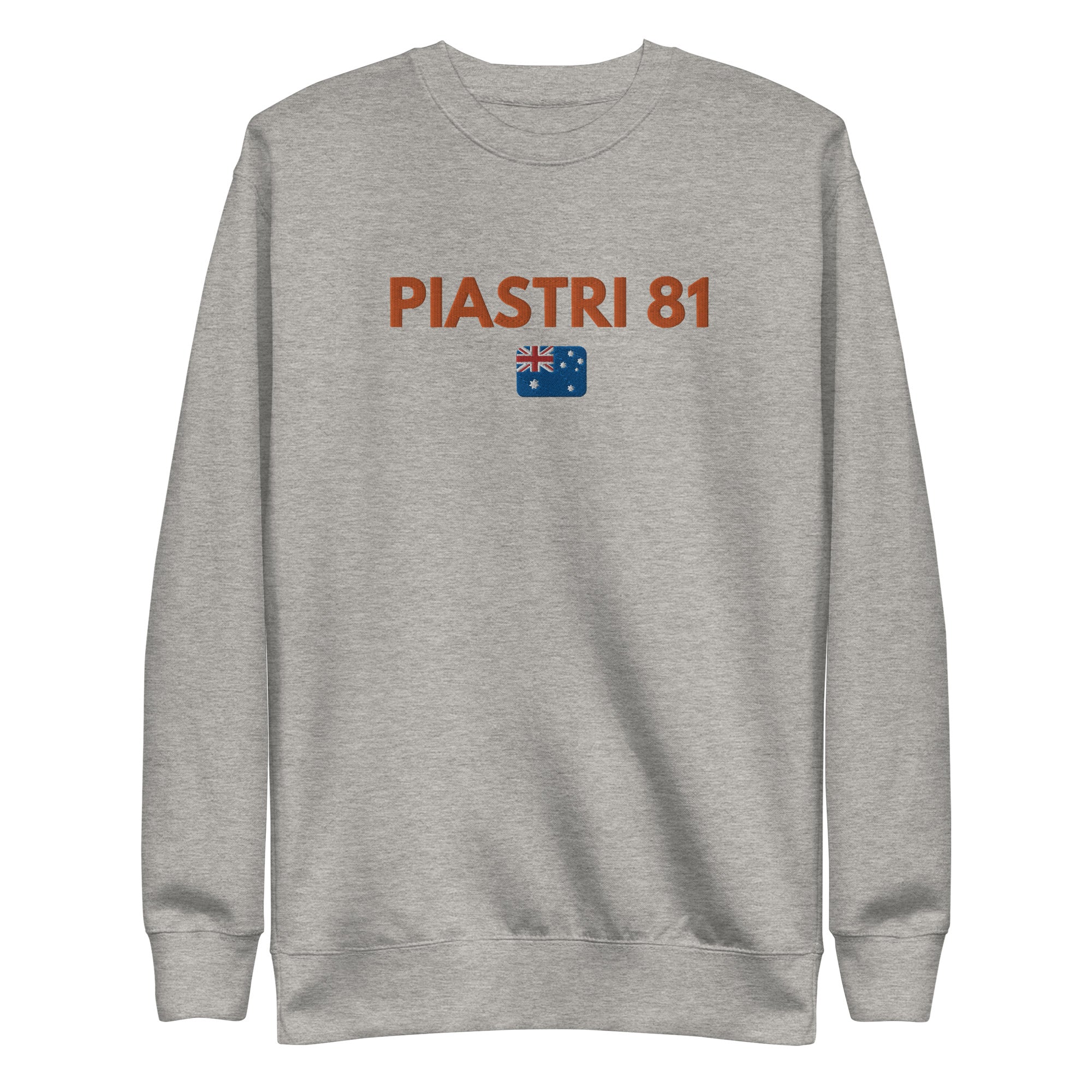 Piastri 81 Embroidered Unisex Premium Sweatshirt - FormulaFanatics