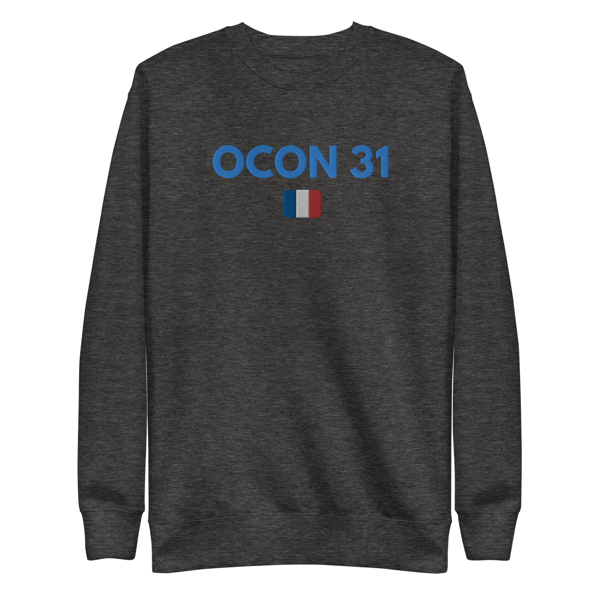 Ocon 31 Embroidered Unisex Premium Sweatshirt - FormulaFanatics