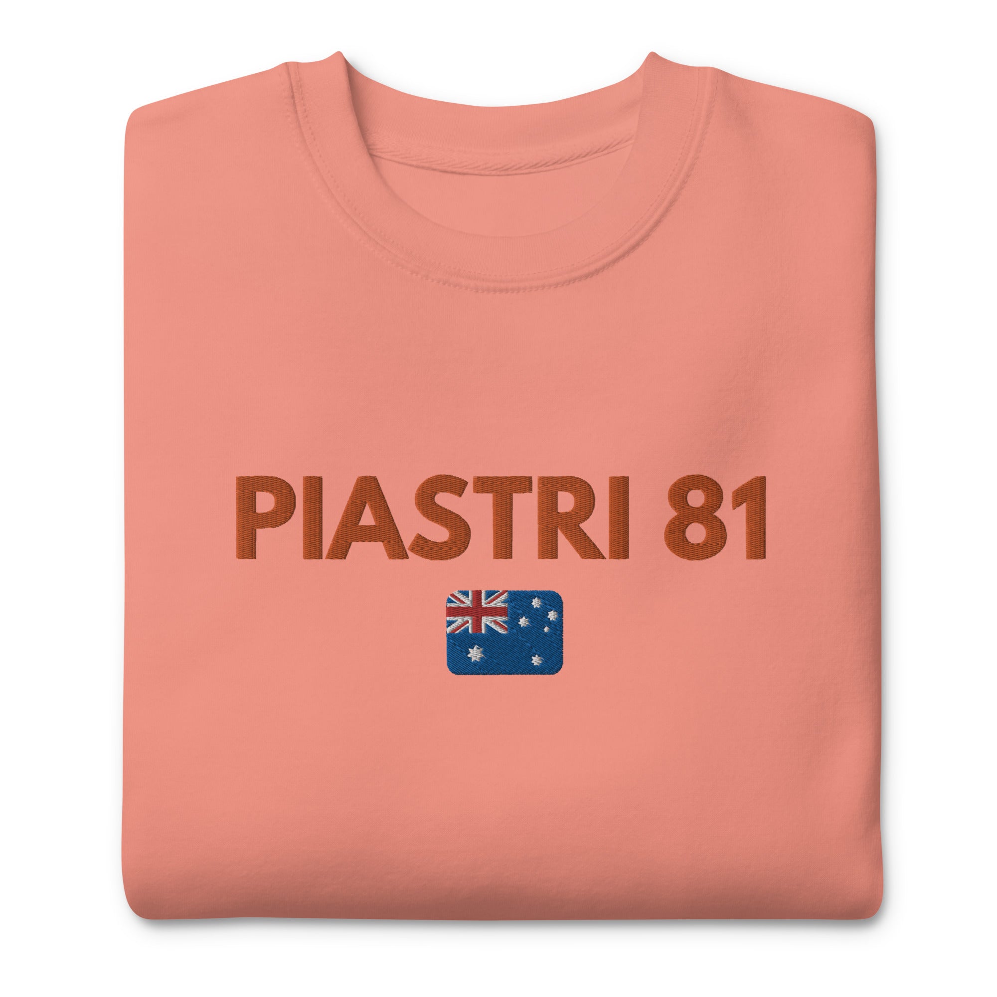 Piastri 81 Embroidered Unisex Premium Sweatshirt - FormulaFanatics