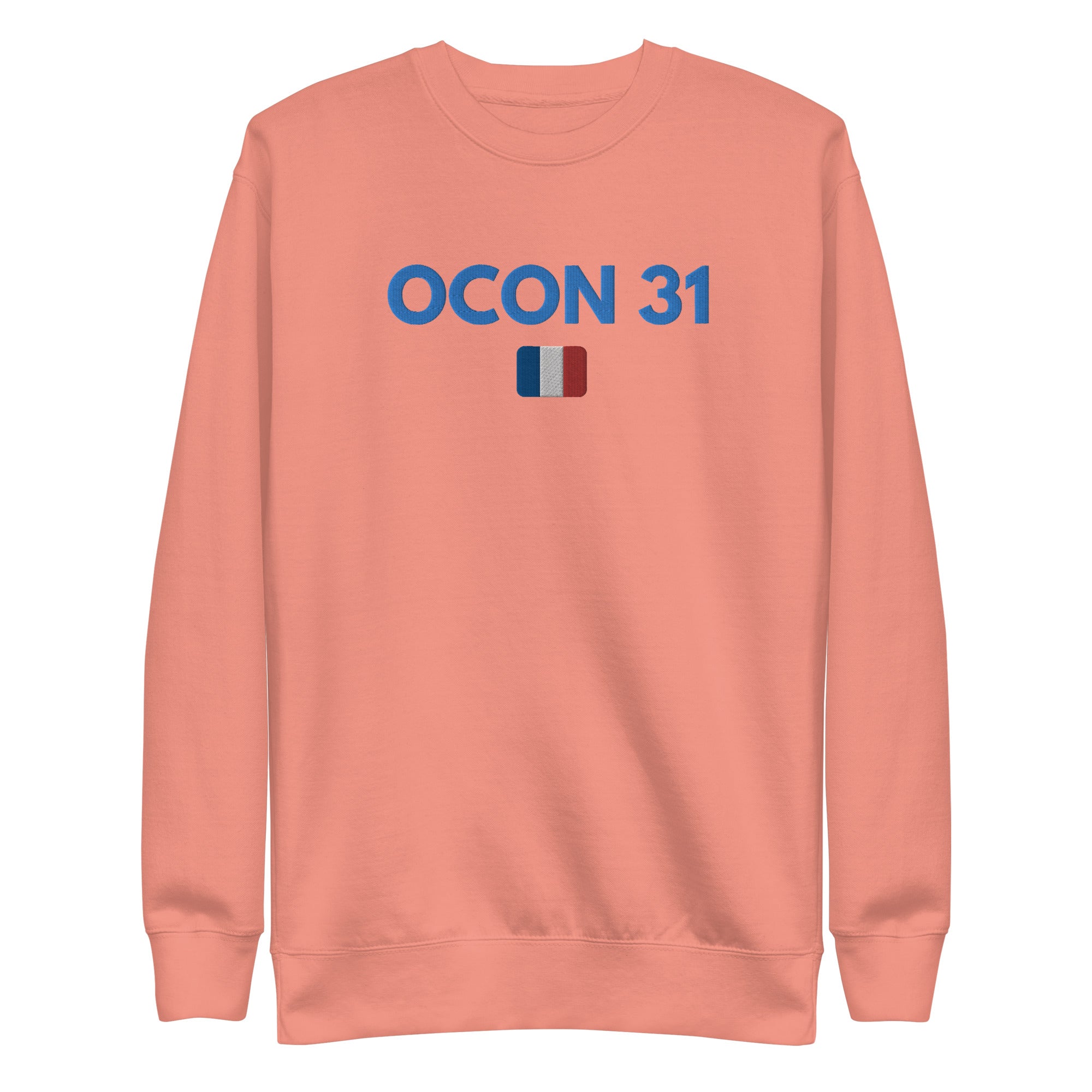 Ocon 31 Embroidered Unisex Premium Sweatshirt - FormulaFanatics