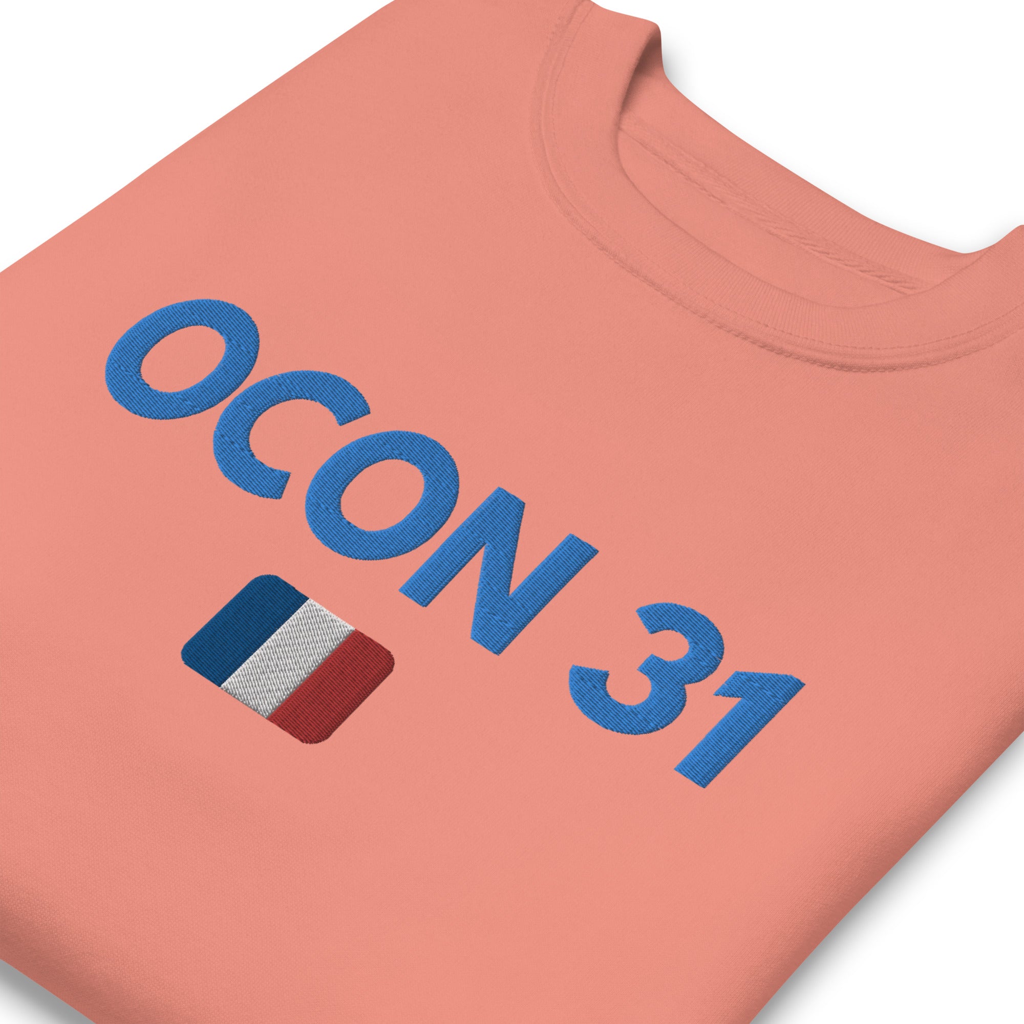 Ocon 31 Embroidered Unisex Premium Sweatshirt - FormulaFanatics