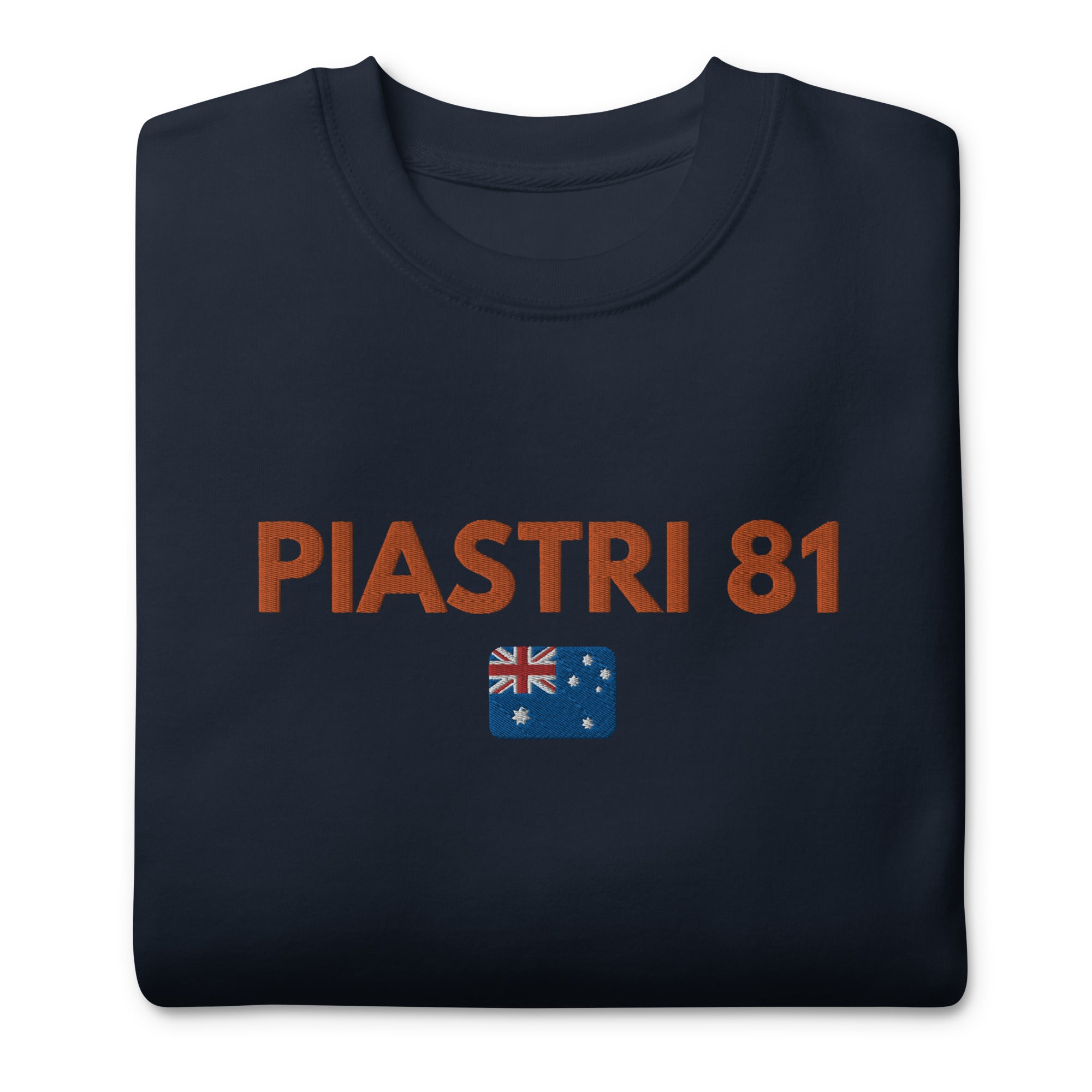 Piastri 81 Embroidered Unisex Premium Sweatshirt - FormulaFanatics