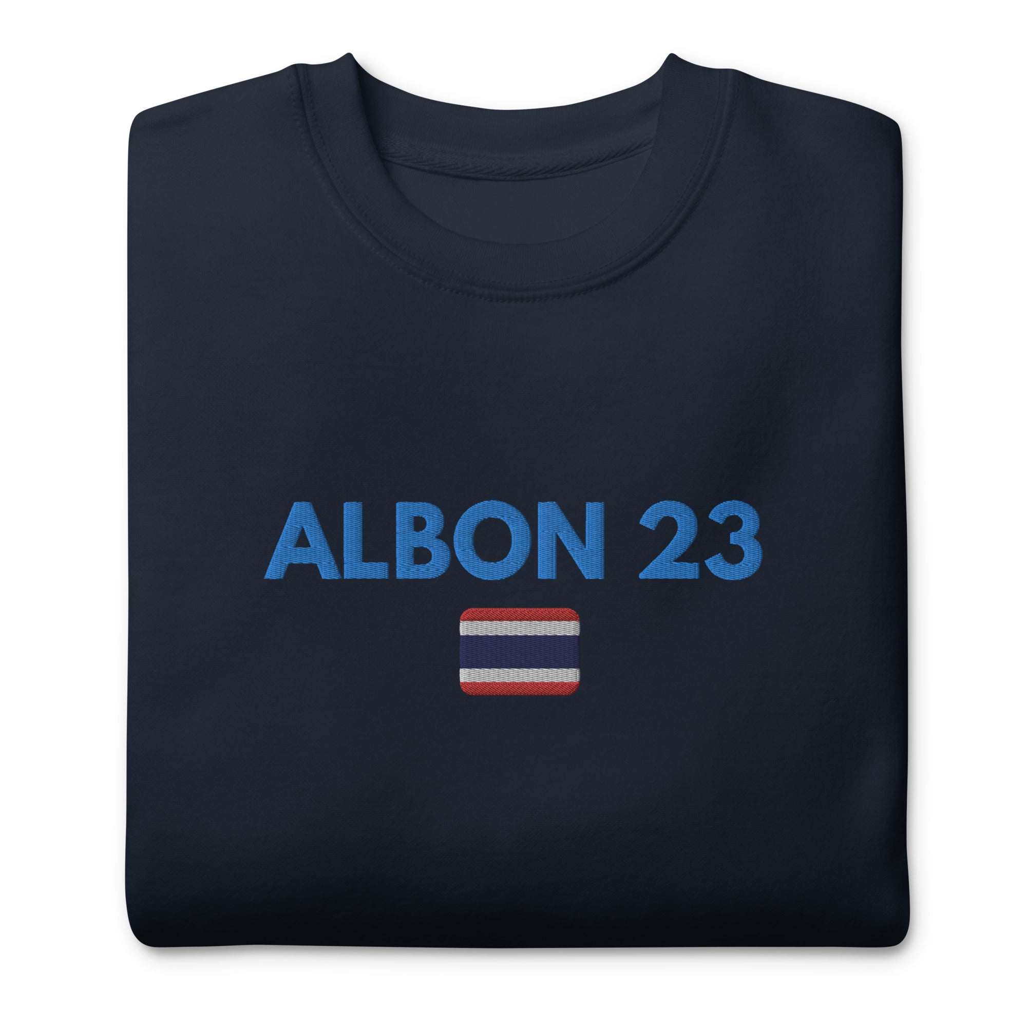 ALB23 Embroidered Unisex Premium Sweatshirt - FormulaFanatics