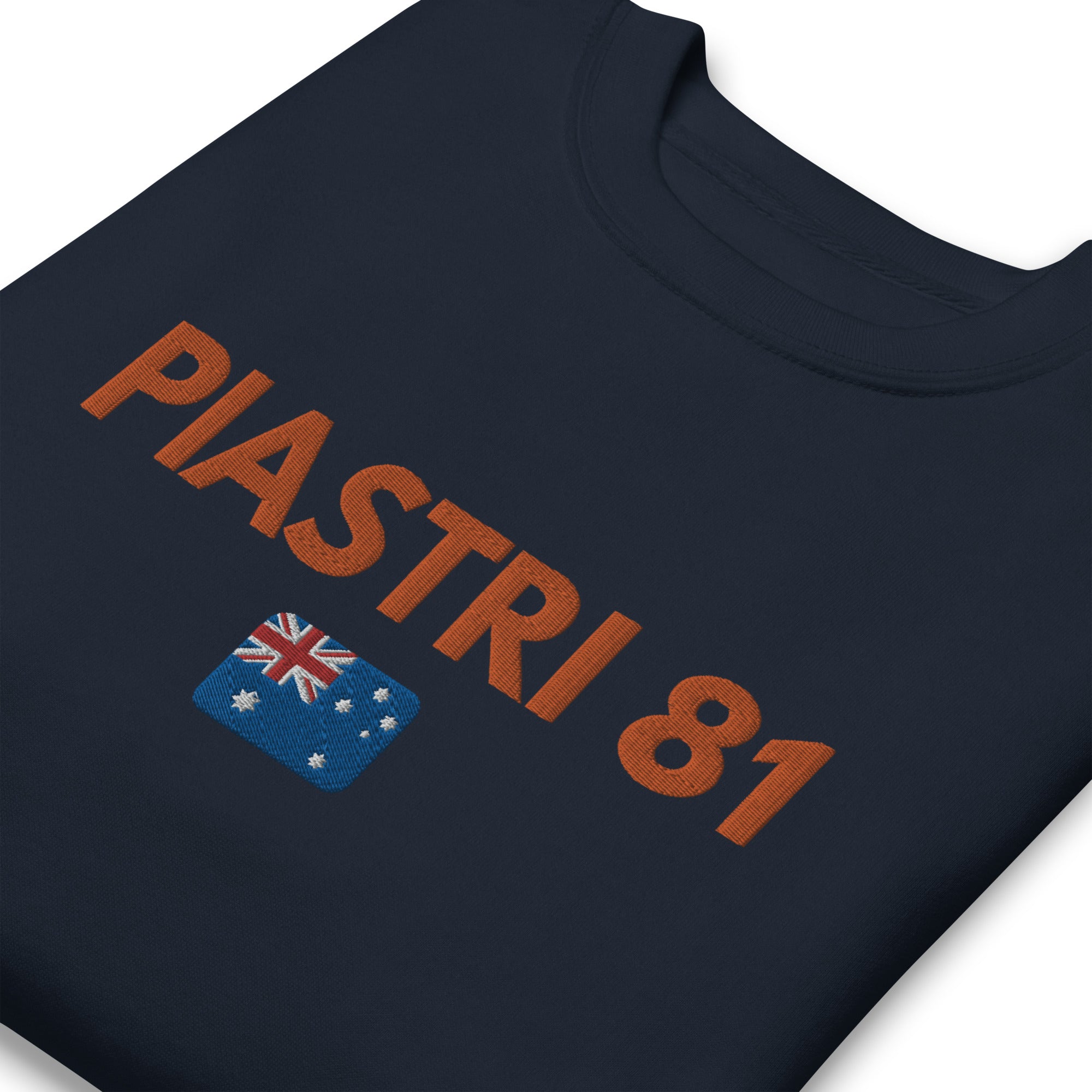 Piastri 81 Embroidered Unisex Premium Sweatshirt - FormulaFanatics