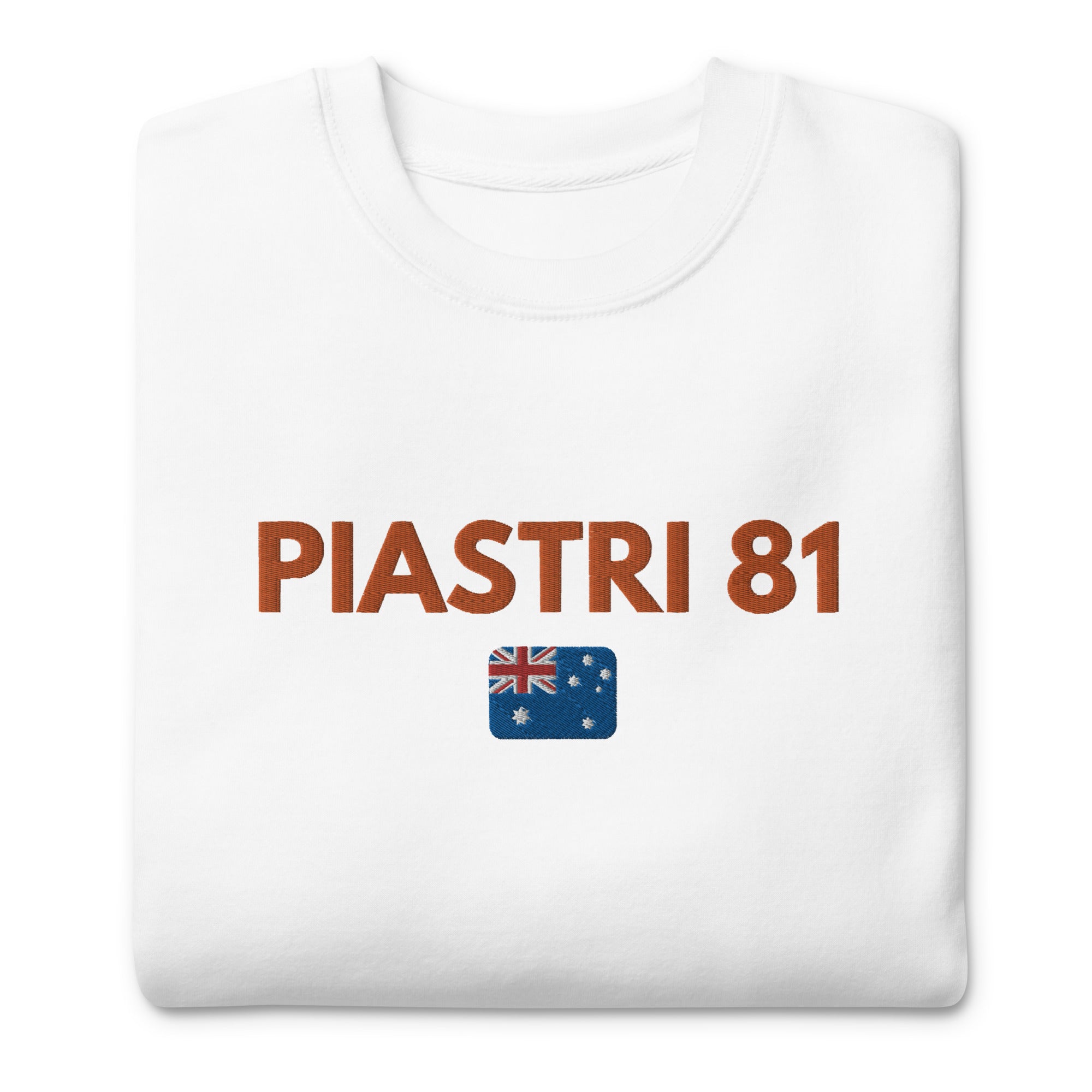 Piastri 81 Embroidered Unisex Premium Sweatshirt - FormulaFanatics