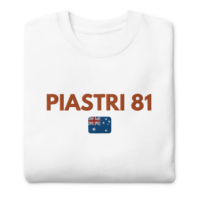 Piastri 81 Embroidered Unisex Premium Sweatshirt - FormulaFanatics