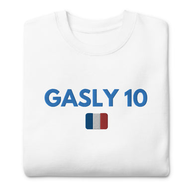 Gasly 10 Embroidered Premium Sweatshirt - FormulaFanatics