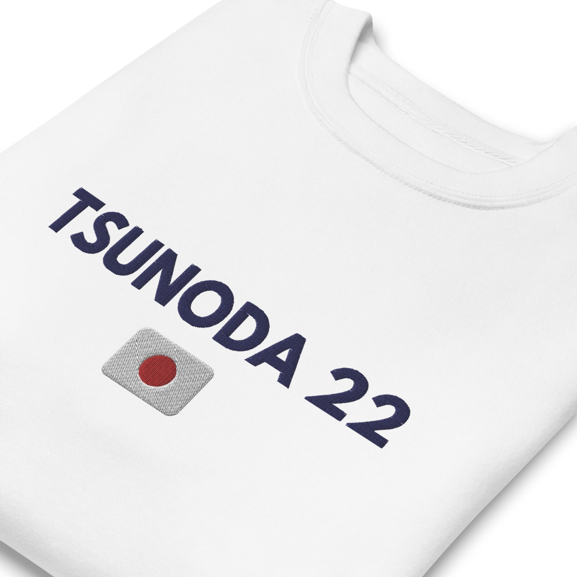 Tsunoda 22 Embroidered Unisex Premium Sweatshirt - FormulaFanatics