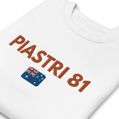 Piastri 81 Embroidered Unisex Premium Sweatshirt - FormulaFanatics