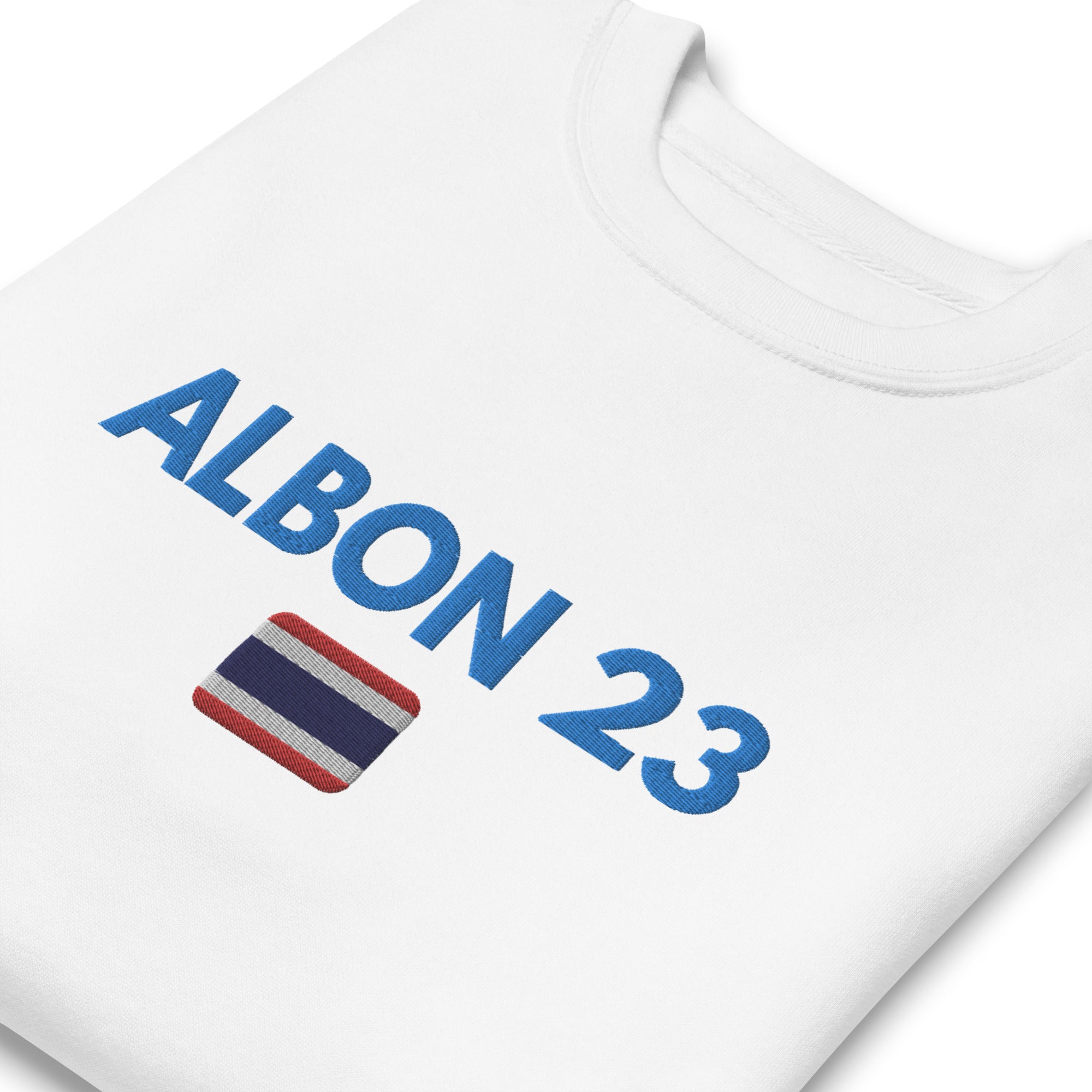 ALB23 Embroidered Unisex Premium Sweatshirt - FormulaFanatics