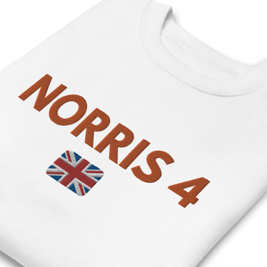 Norris 4 Embroidered Premium Sweatshirt - FormulaFanatics