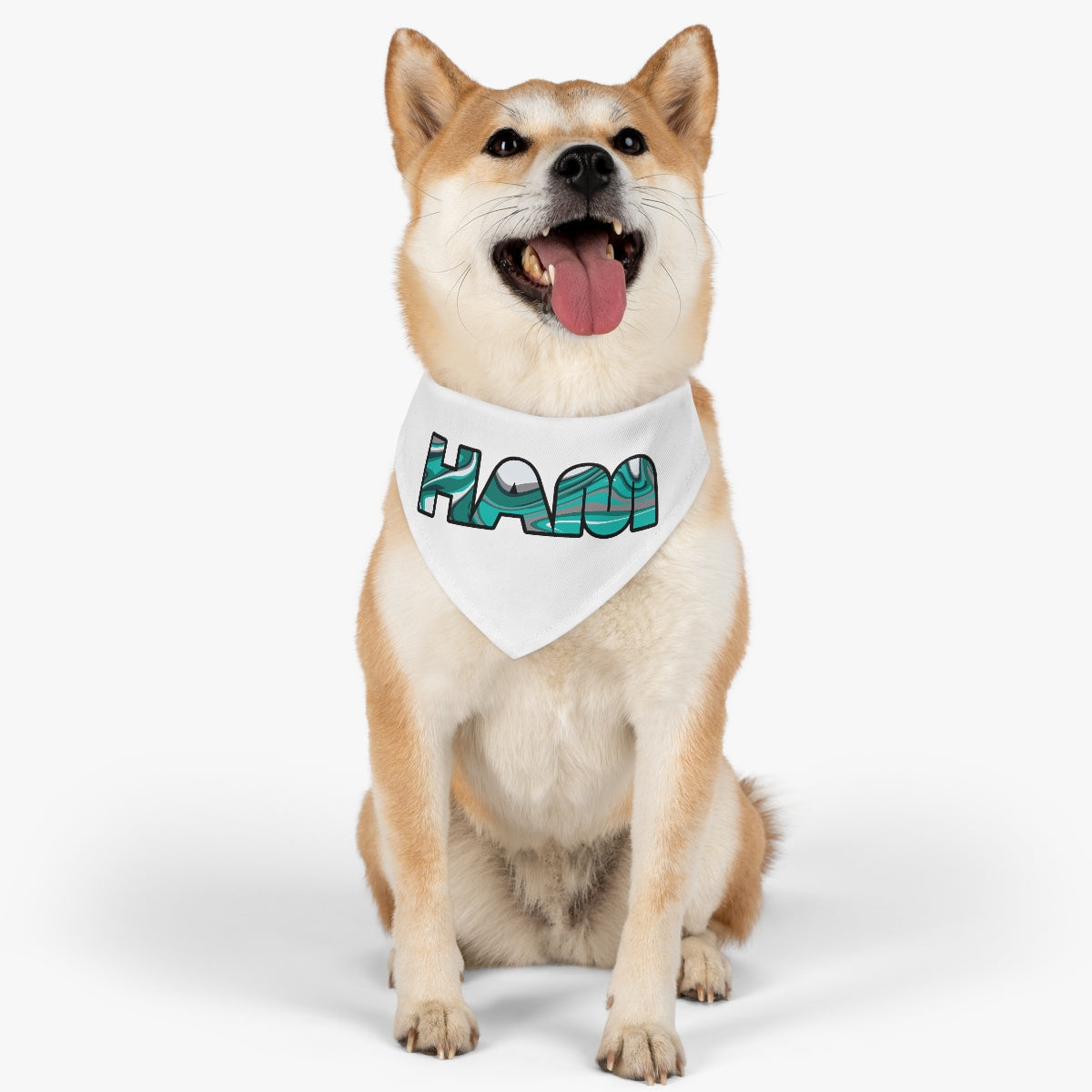 Livery Inspired "HAM" Pet Bandana Collar - WHITE - FormulaFanatics