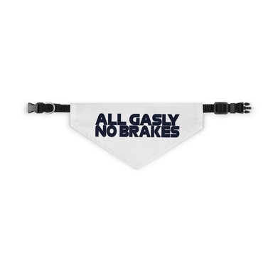 All Gasly No Breaks Pet Bandana Collar - FormulaFanatics