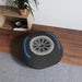 Wet Tire Compound Design - Tufted Floor Pillow, Round - FormulaFanatics