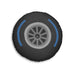 Wet Tire Compound Design - Tufted Floor Pillow, Round - FormulaFanatics