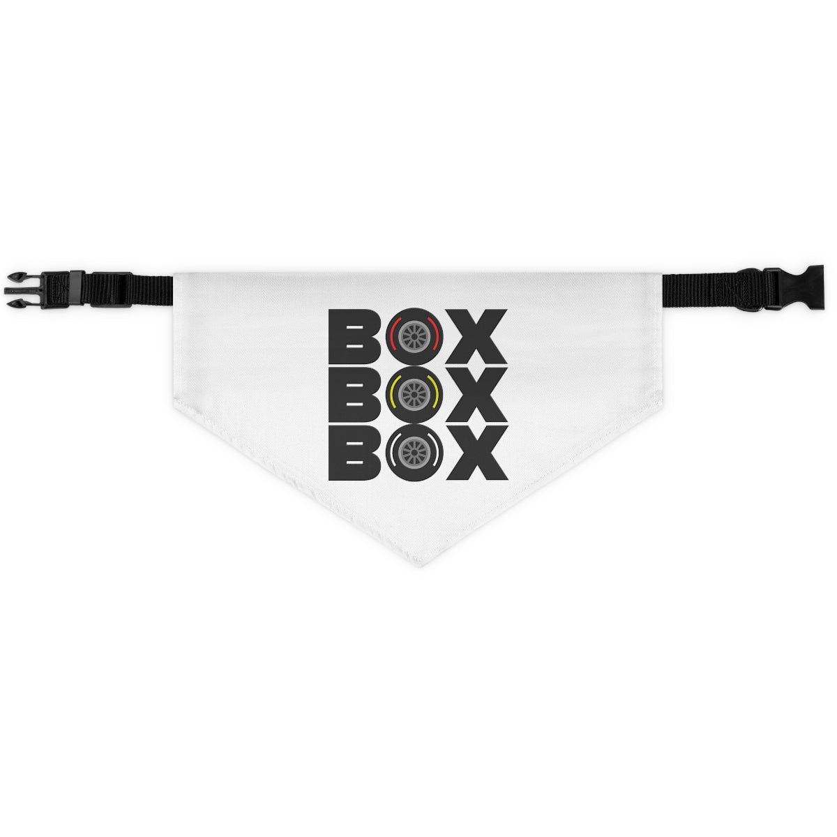 BOX BOX BOX Pet Bandana Collar - FormulaFanatics
