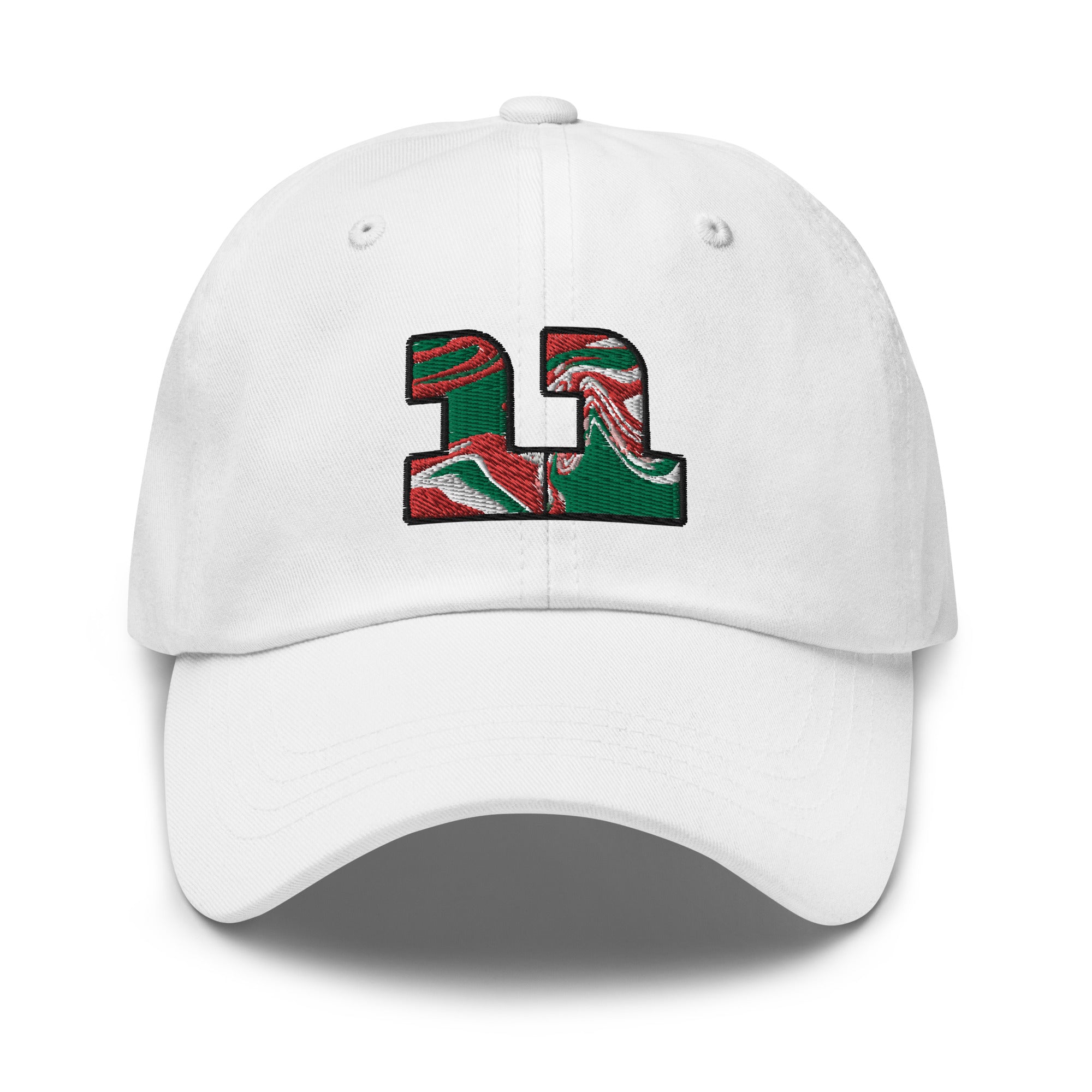 PER11 Dad Hat Embroidered "11" Mexican Heritage Themed - FormulaFanatics