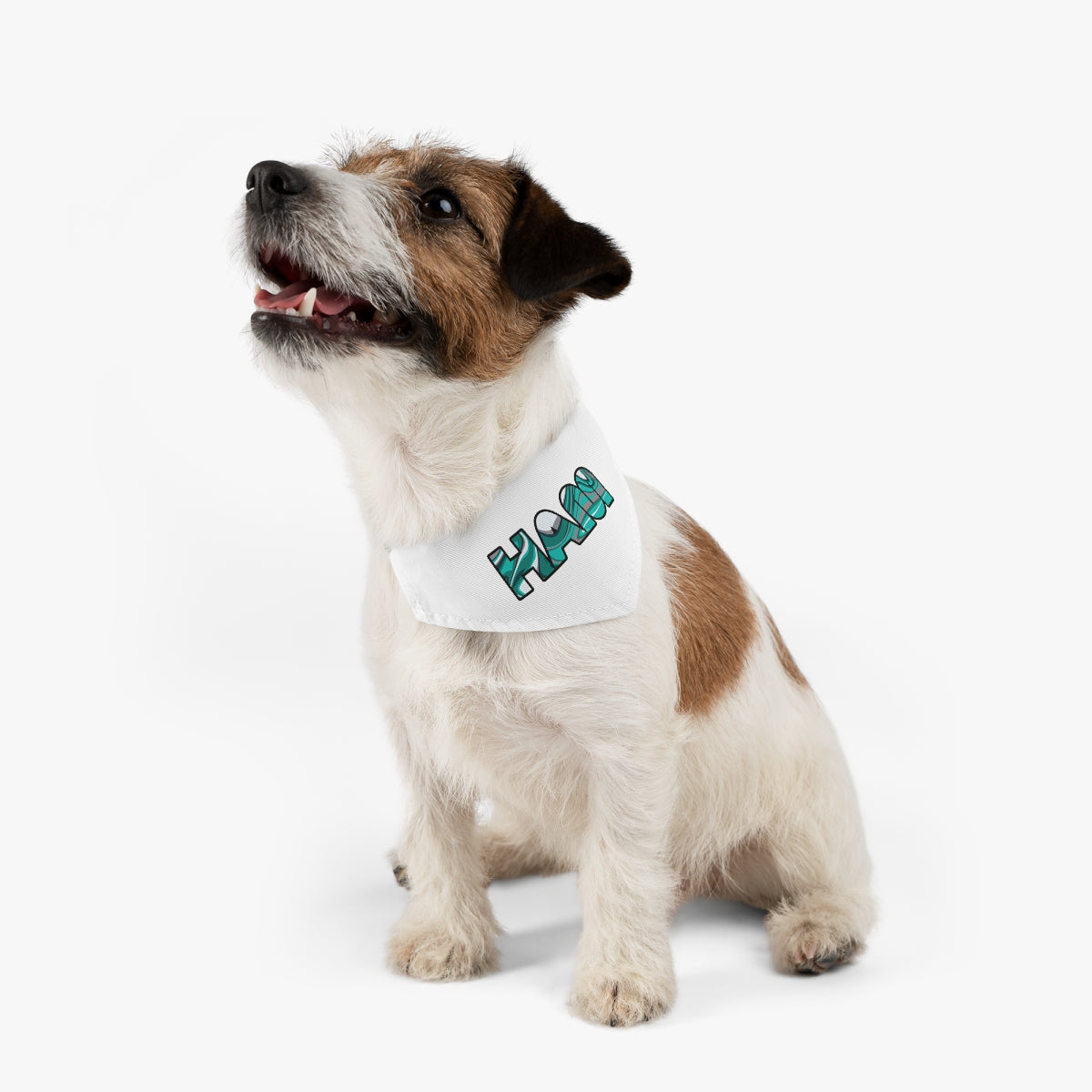 Livery Inspired "HAM" Pet Bandana Collar - WHITE - FormulaFanatics