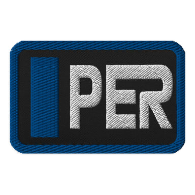 PER11 Patch Grid Abbreviation Embroidered patches - FormulaFanatics